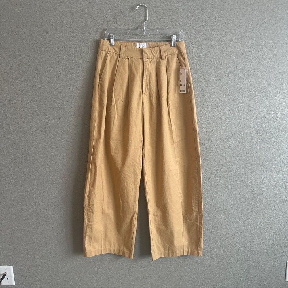 BDG Wide Leg Pants in Mustard